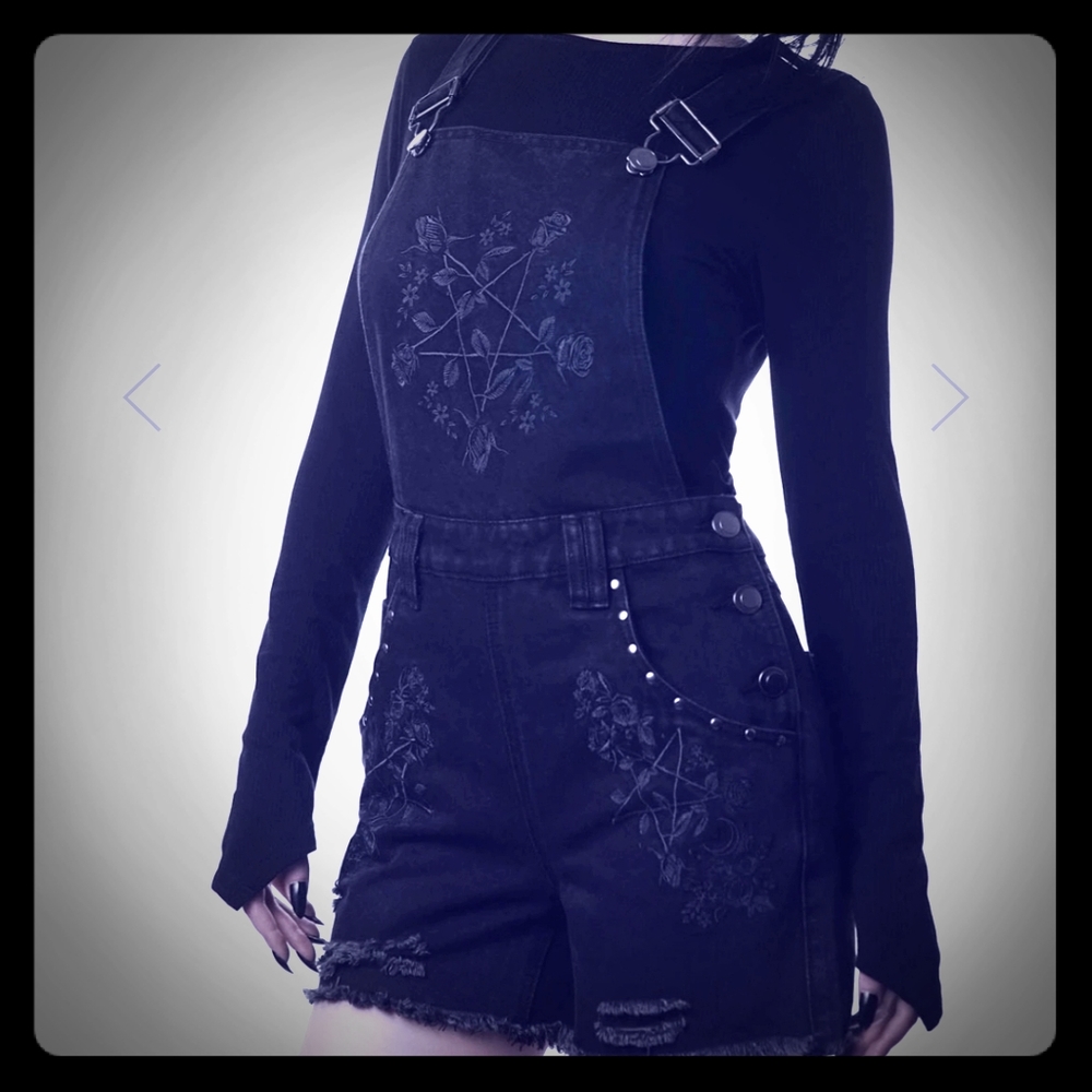 ISO Killstar SAMONA short overalls